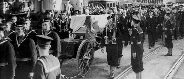 Plymouth. Kondukt pogrzebowy gen. Sikorskiego